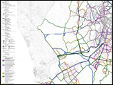 PIANO REGOLATORE GENERALE del Comune di Roma - Elaborati gestionali
G3. Sistema delle infrastrutture per la mobilità.