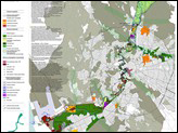 PIANO REGOLATORE GENERALE del Comune di Roma - Elaborati indicativi
I4.1. Ambito di programmazione strategica Tevere - Iinquadramento generale.