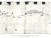 1624. Anonimo. Spiaggia romana: 2° segmento, dalla «Torre de Fiumicino» alla «Torre de Pavola»