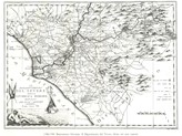 1798-1799. Bernardino Olivieri. Il Dipartimento del Tevere, diviso nei suoi cantoni